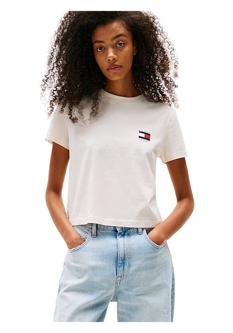 T-shirt con bandiera sul retro<BR/>